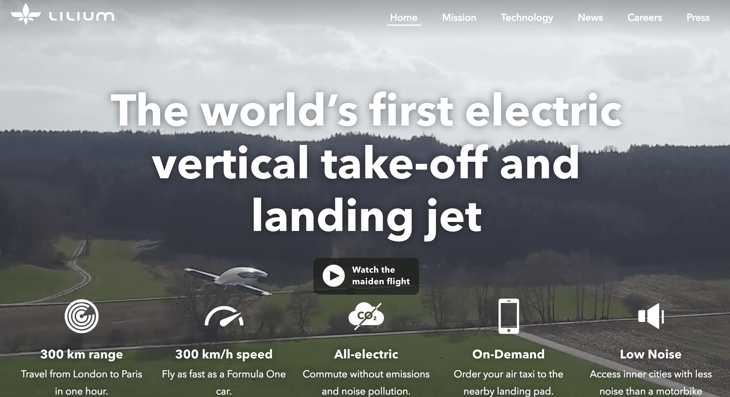 Watch this all-electric ‘flying car’ take its first test flight in Germany