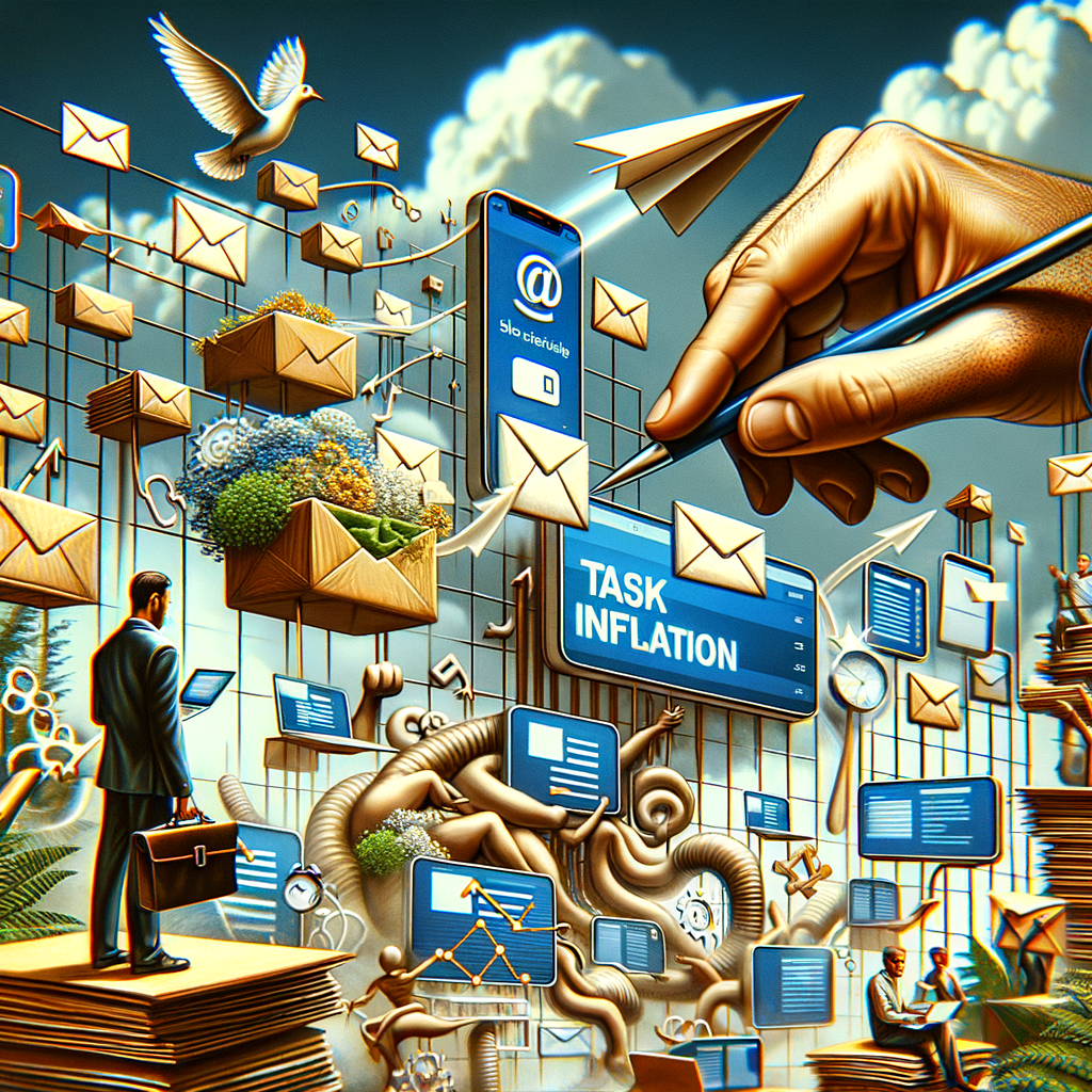 Task Inflation and Email Overload in Remote Work
