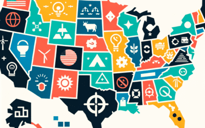 Map Displays Each State’s Biggest Company by Market Cap