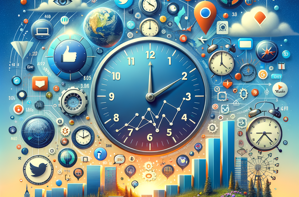 Peak Usage Times for Major Social and Messaging Apps