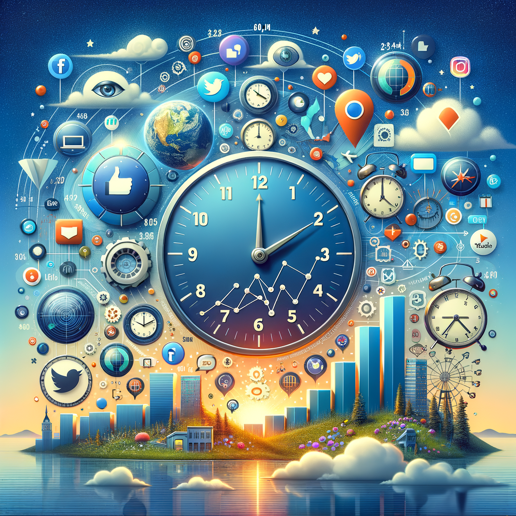 Peak Usage Times for Major Social and Messaging Apps