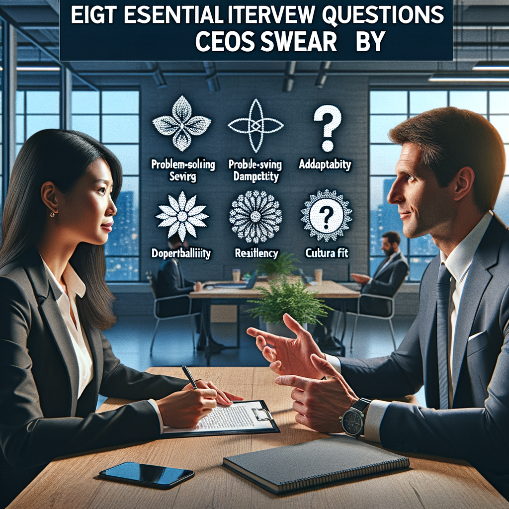 Top 8 Interview Questions Favored by CEOs