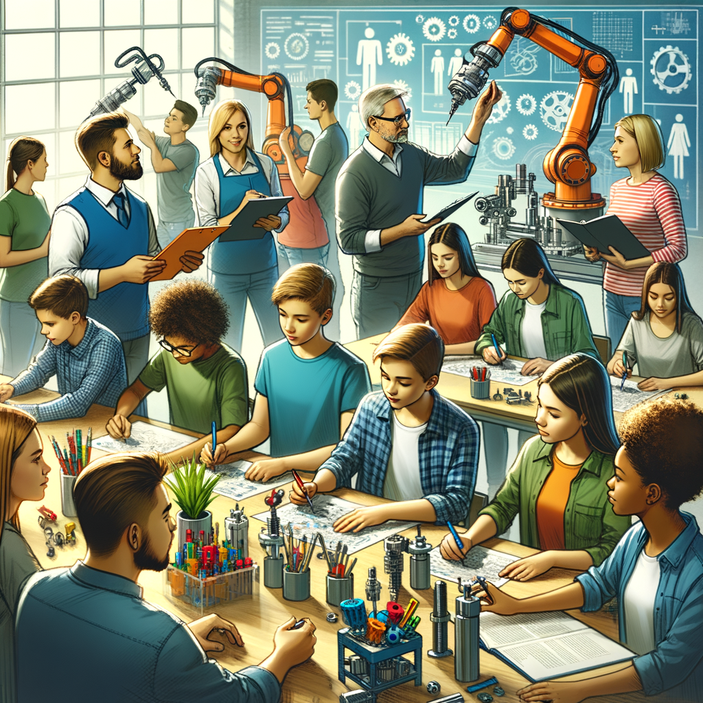 Engaging Middle and High Schoolers with Manufacturing STEM