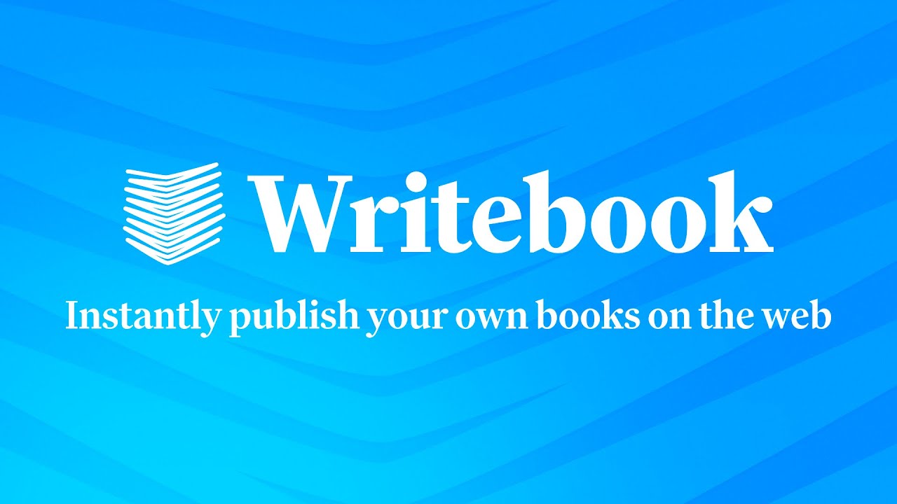 Effortlessly Publish Books Online with Writebook by 37signals