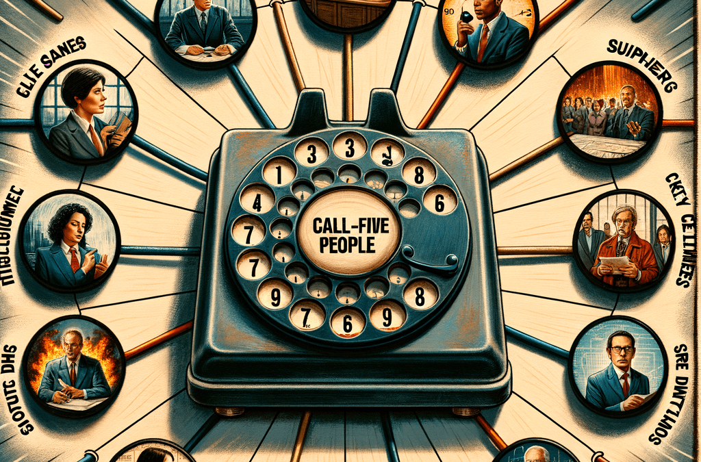 The call-five-people rule for stronger leadership