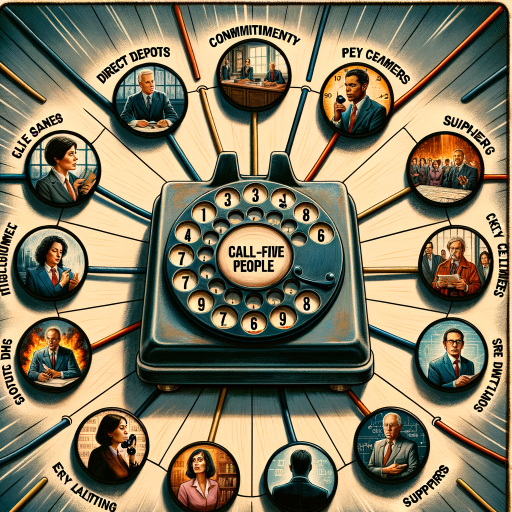 The call-five-people rule for stronger leadership